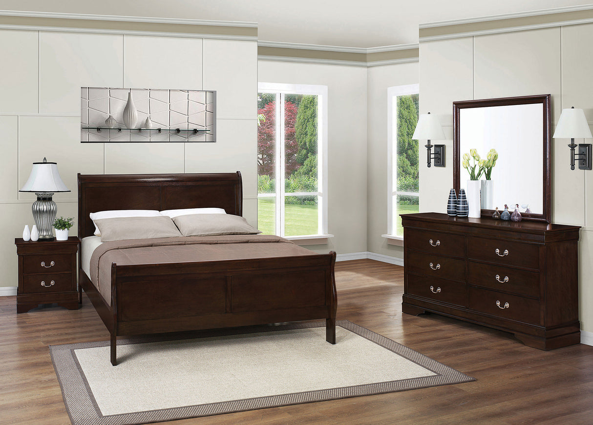 Louis Philippe Bedroom Set - galleria furniture outlet