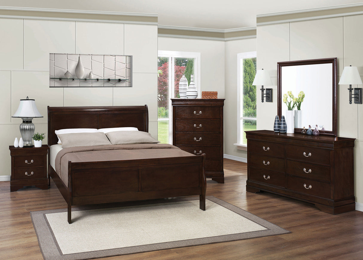 Louis Philippe Bedroom Set - galleria furniture outlet