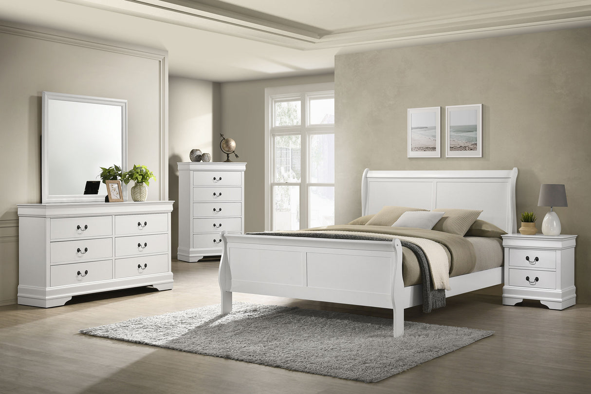 Louis Philippe Bedroom Set - galleria furniture outlet