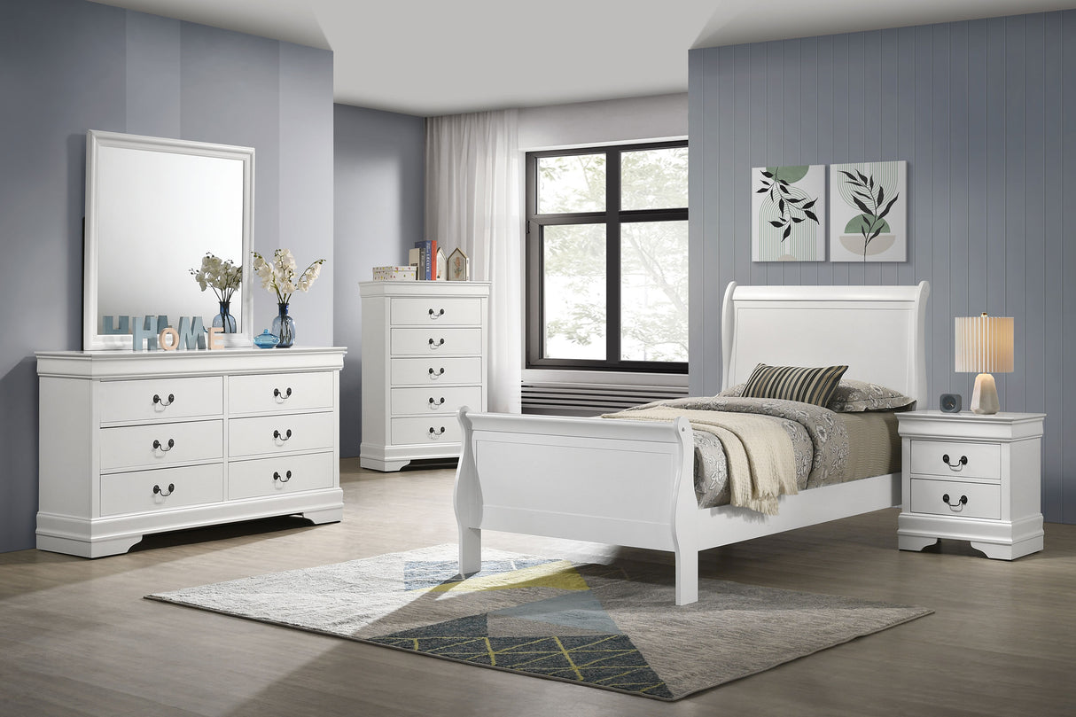 Louis Philippe Bedroom Set - galleria furniture outlet