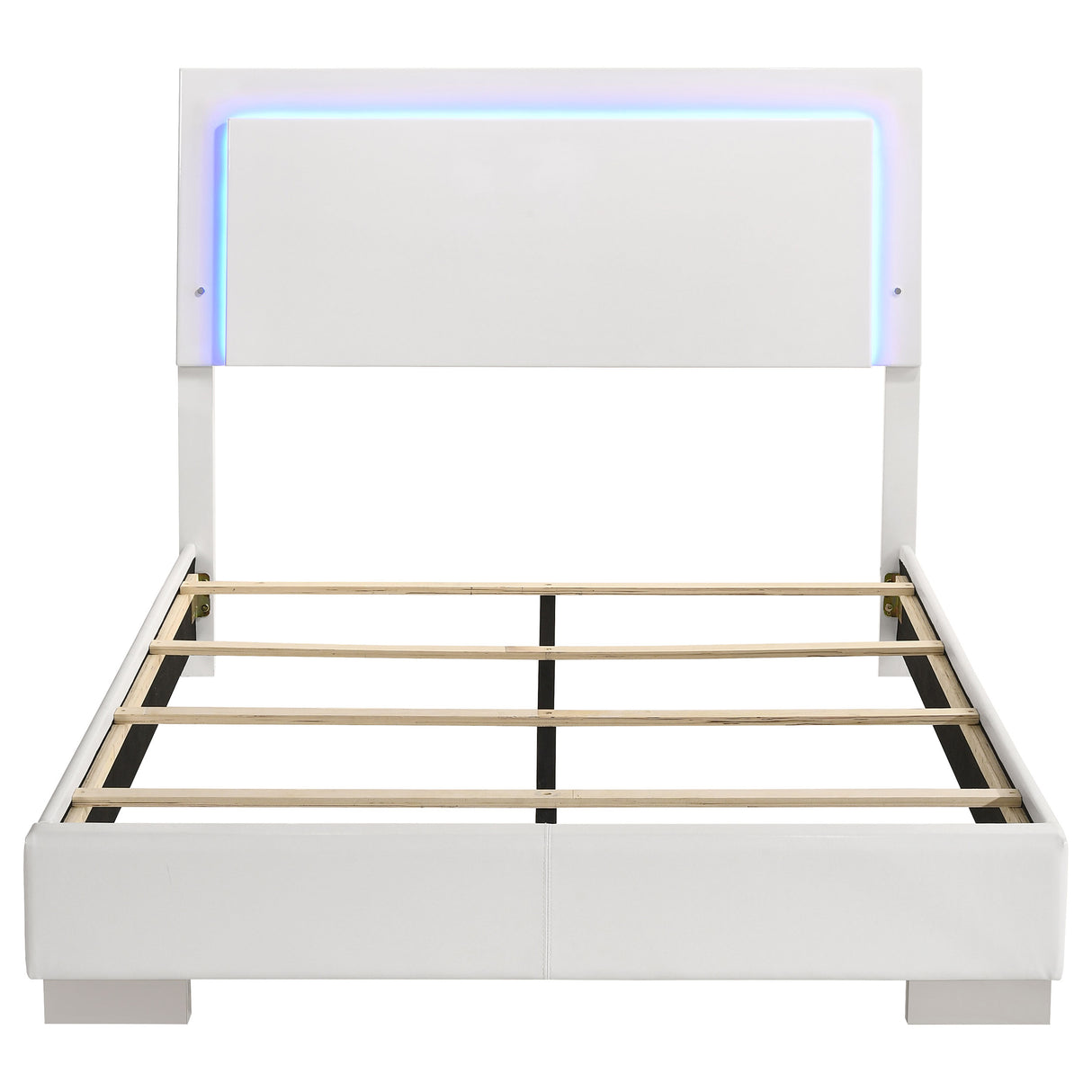 Felicity Panel Bed with LED Lighting - galleria furniture outlet