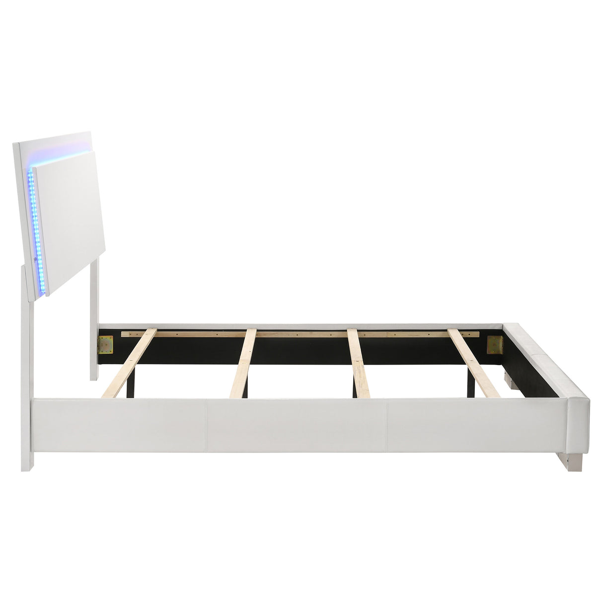 Felicity Panel Bed with LED Lighting - galleria furniture outlet