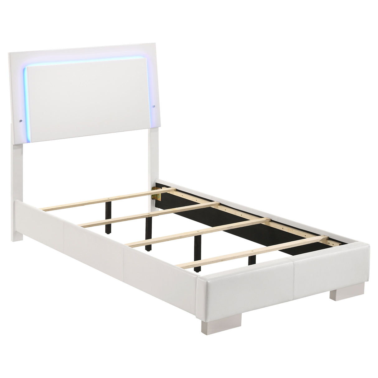 Felicity Panel Bed with LED Lighting - galleria furniture outlet