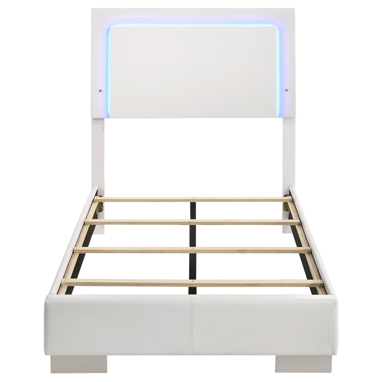 Felicity Panel Bed with LED Lighting - galleria furniture outlet
