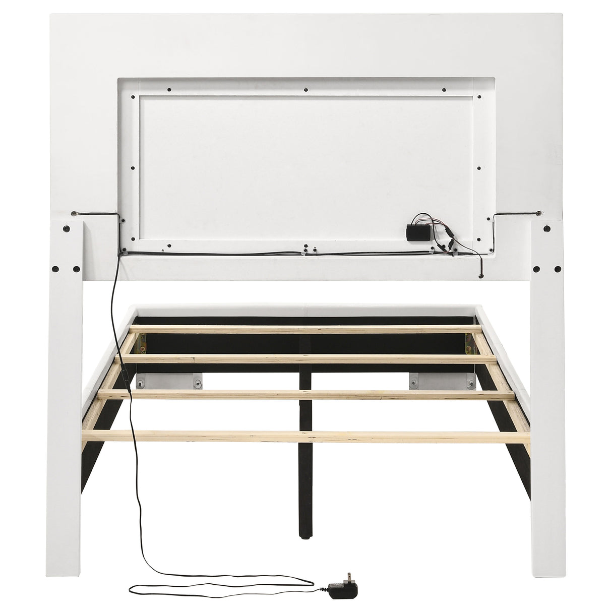 Felicity Panel Bed with LED Lighting - galleria furniture outlet