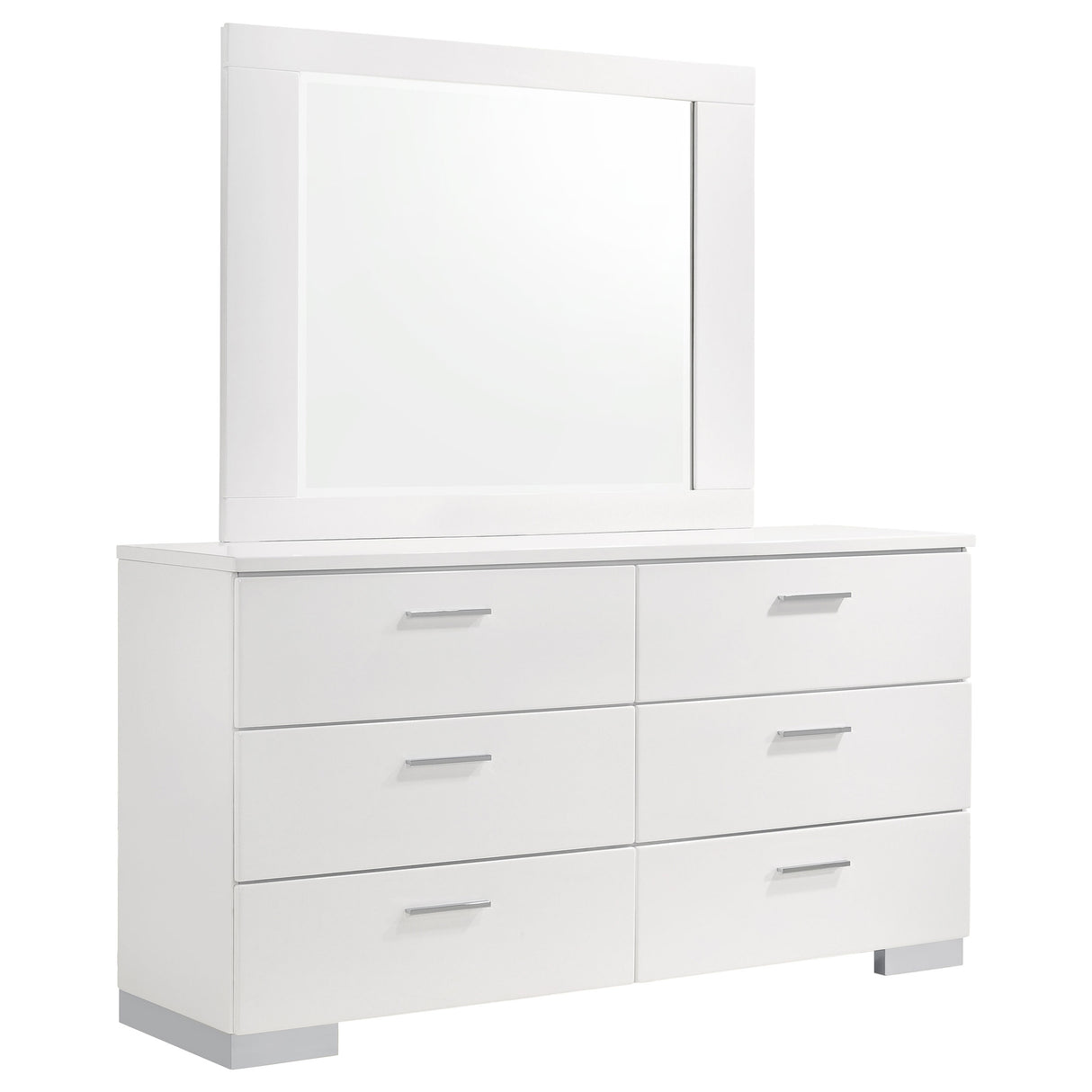 Felicity Dresser with Mirror - galleria furniture outlet