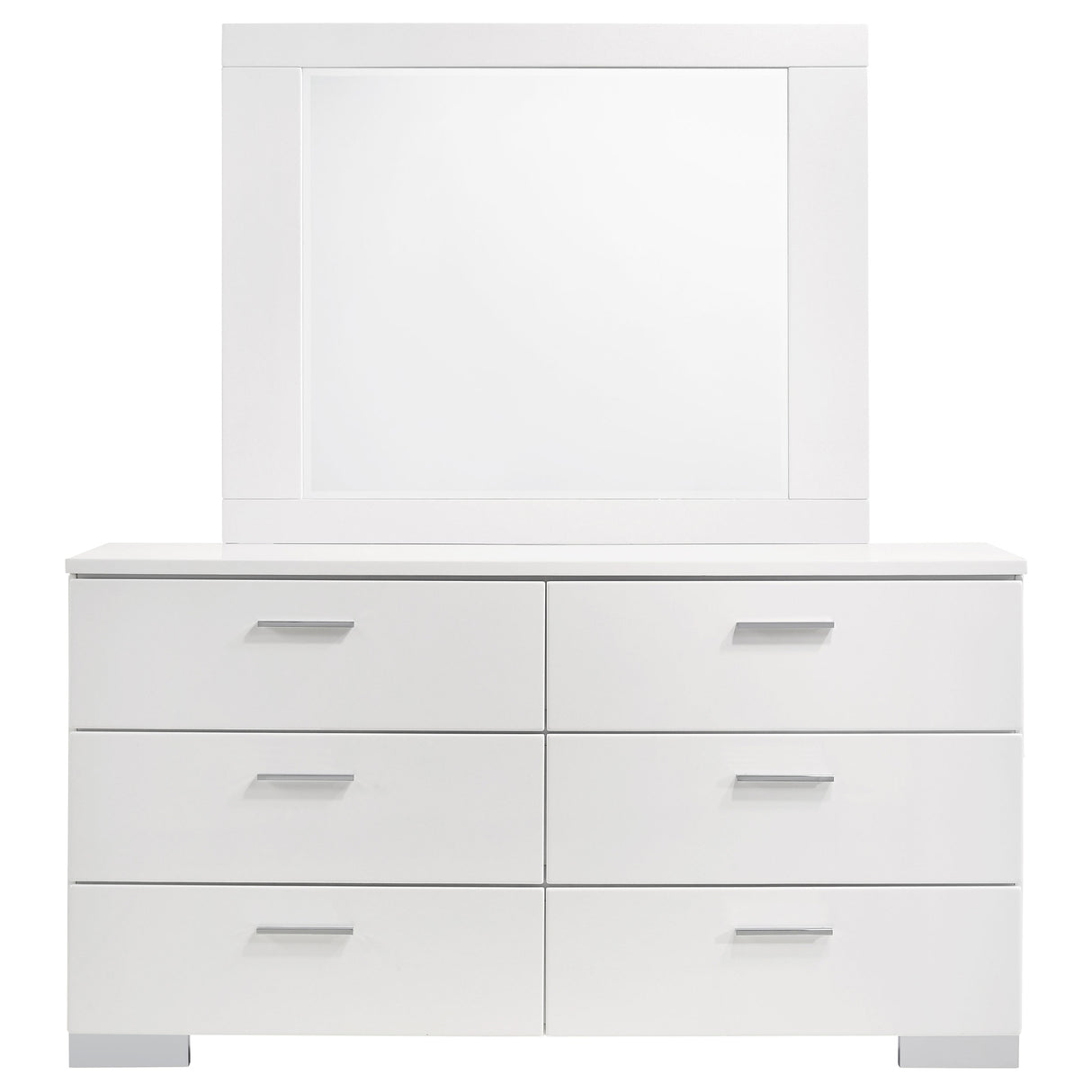 Felicity Dresser with Mirror - galleria furniture outlet