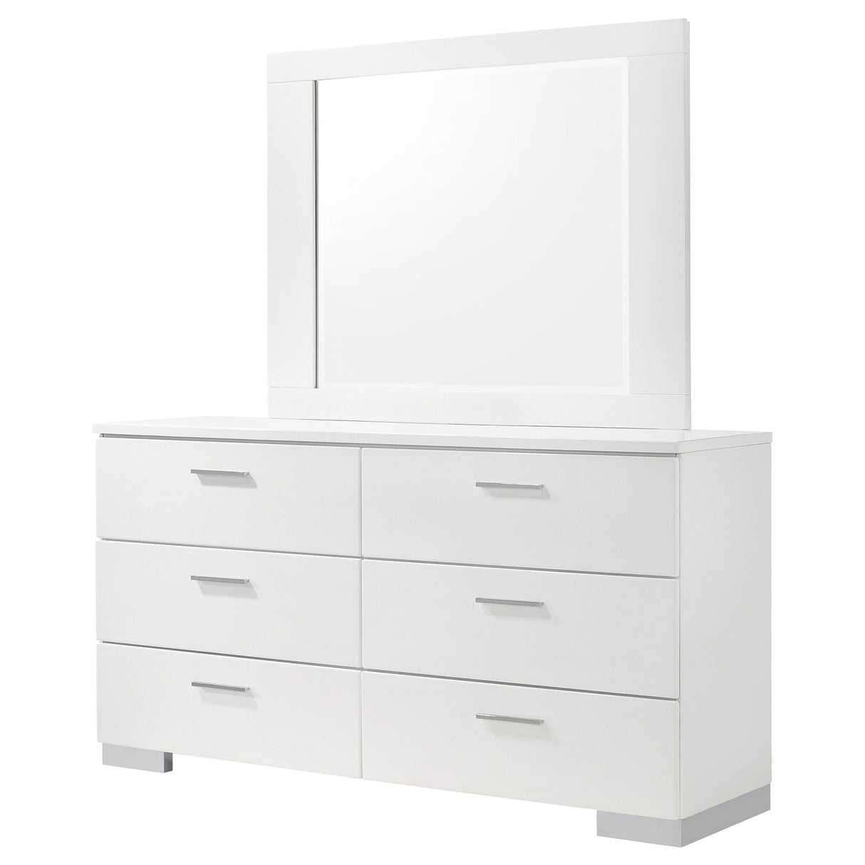 Felicity Dresser with Mirror - galleria furniture outlet