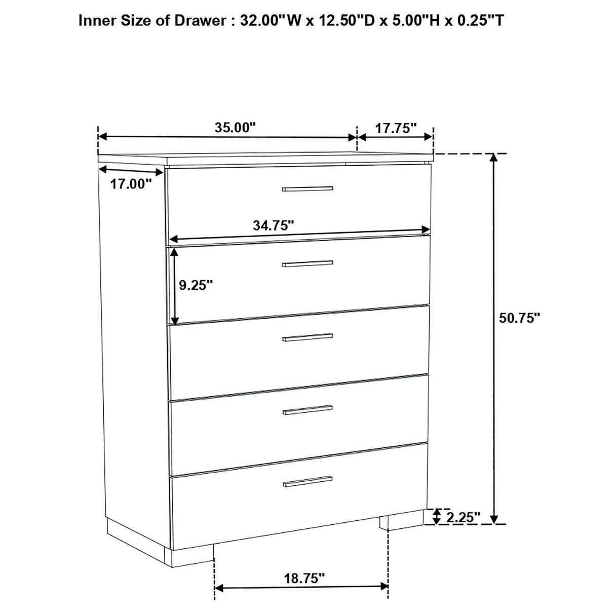 Felicity Chest of Drawers