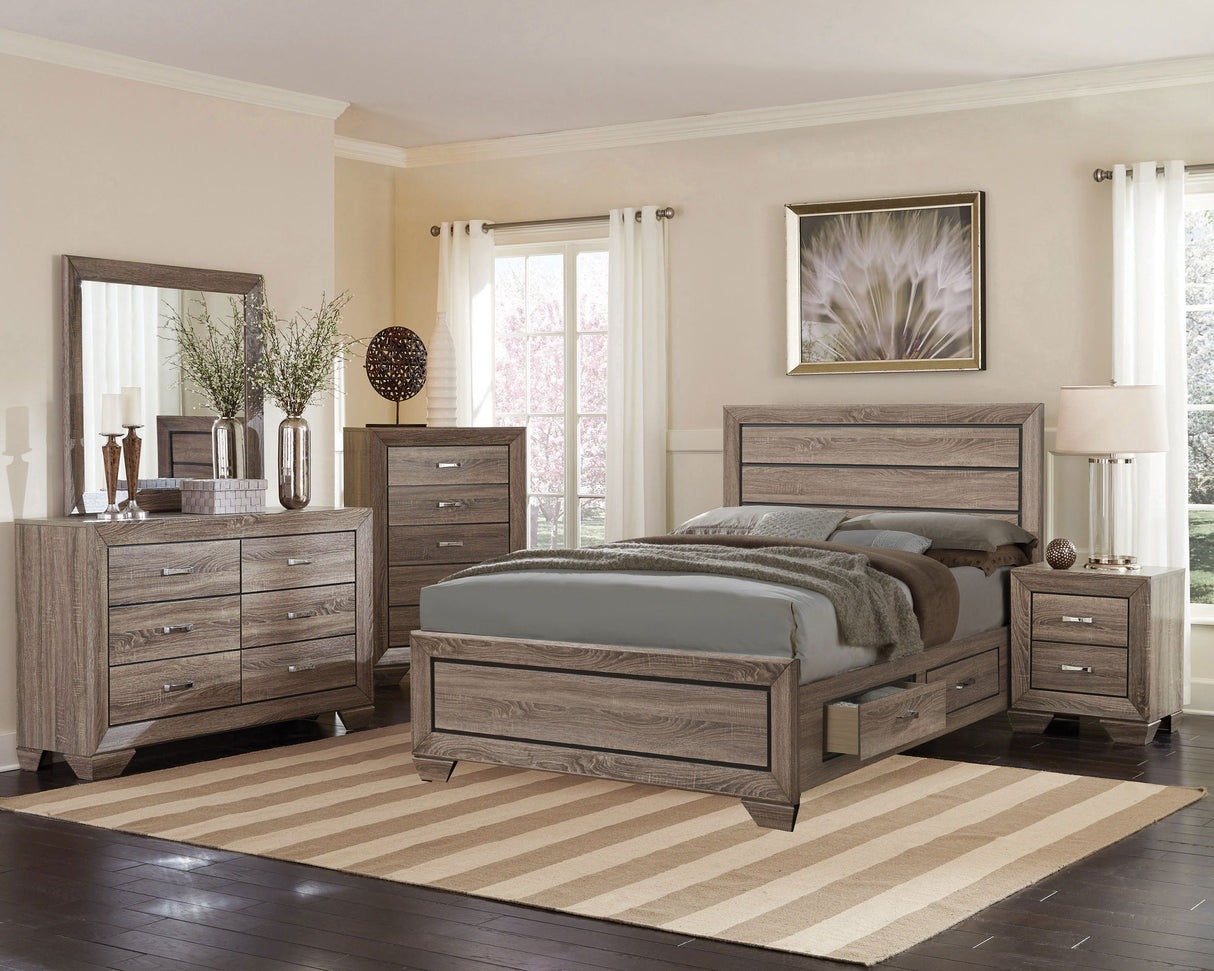 Kauffman Panel Platform Storage Bed