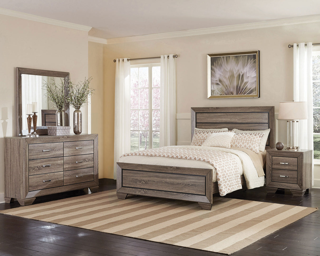 Kauffman Panel Bed - galleria furniture outlet