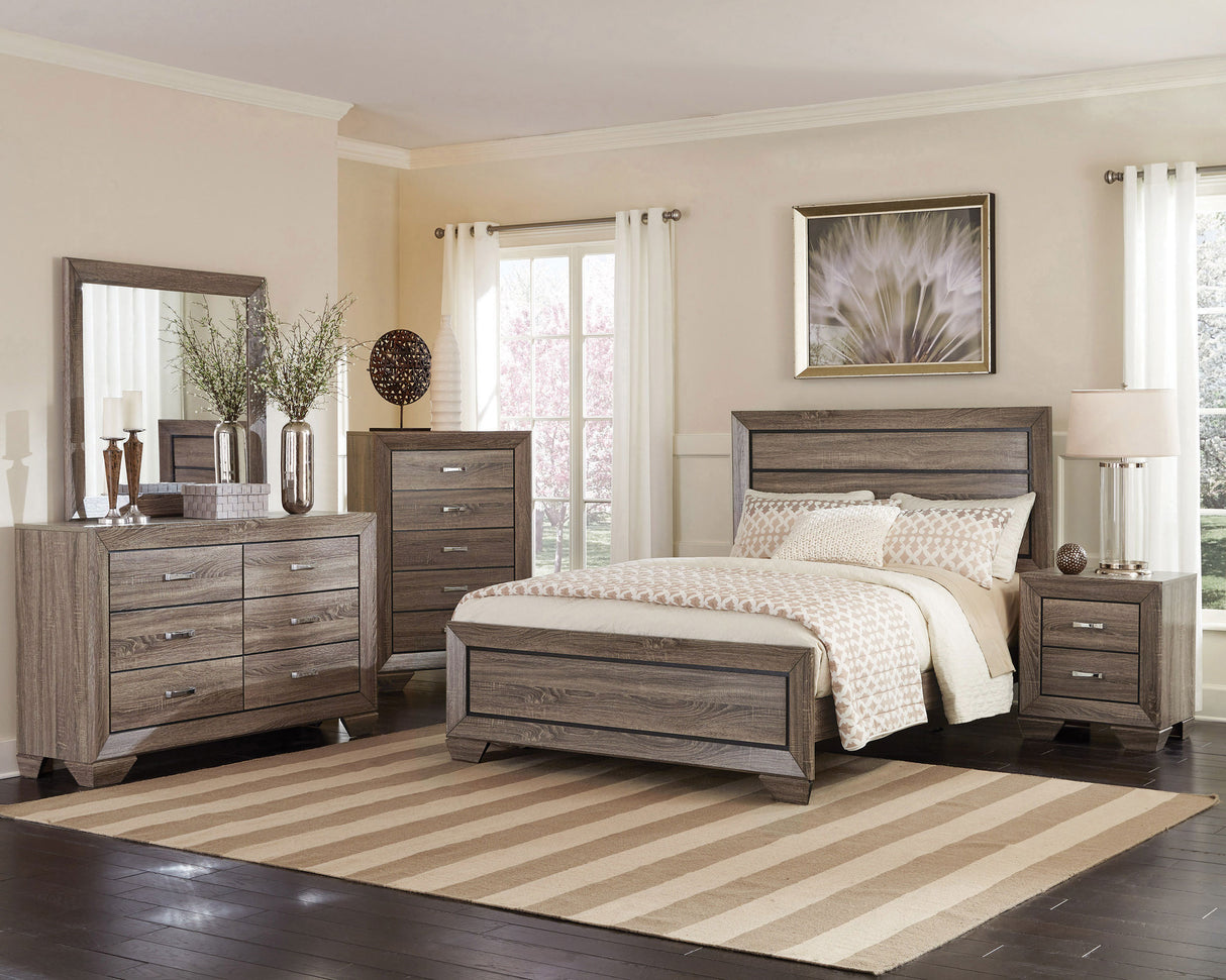 Kauffman Panel Bed - galleria furniture outlet