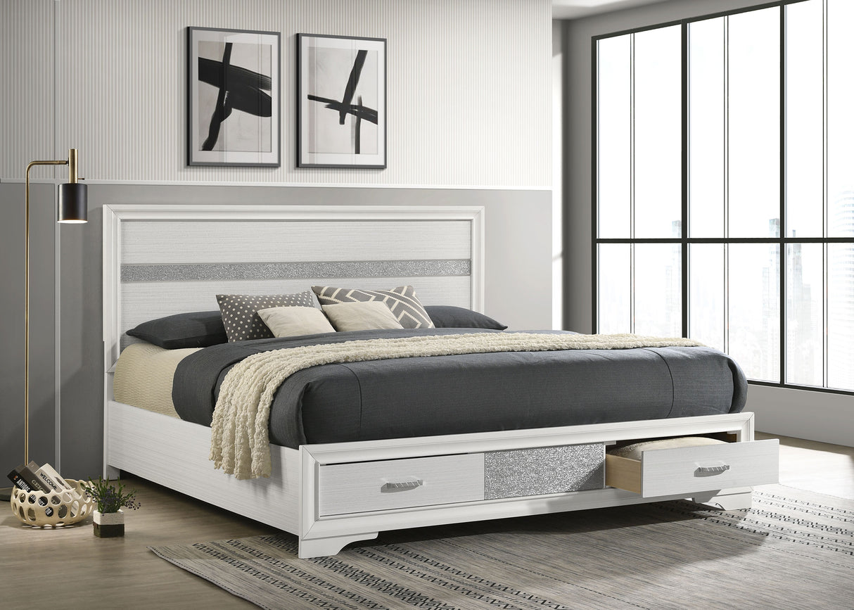 Miranda Panel Platform Storage Bed - galleria furniture outlet