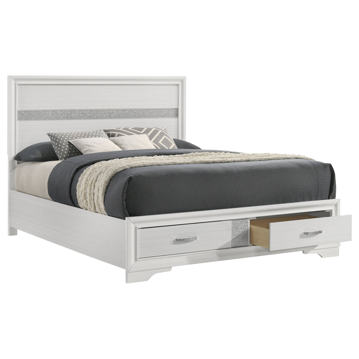 Miranda Panel Platform Storage Bed - galleria furniture outlet