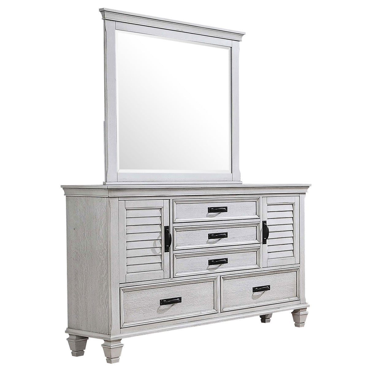 Franco Dresser with Mirror - galleria furniture outlet