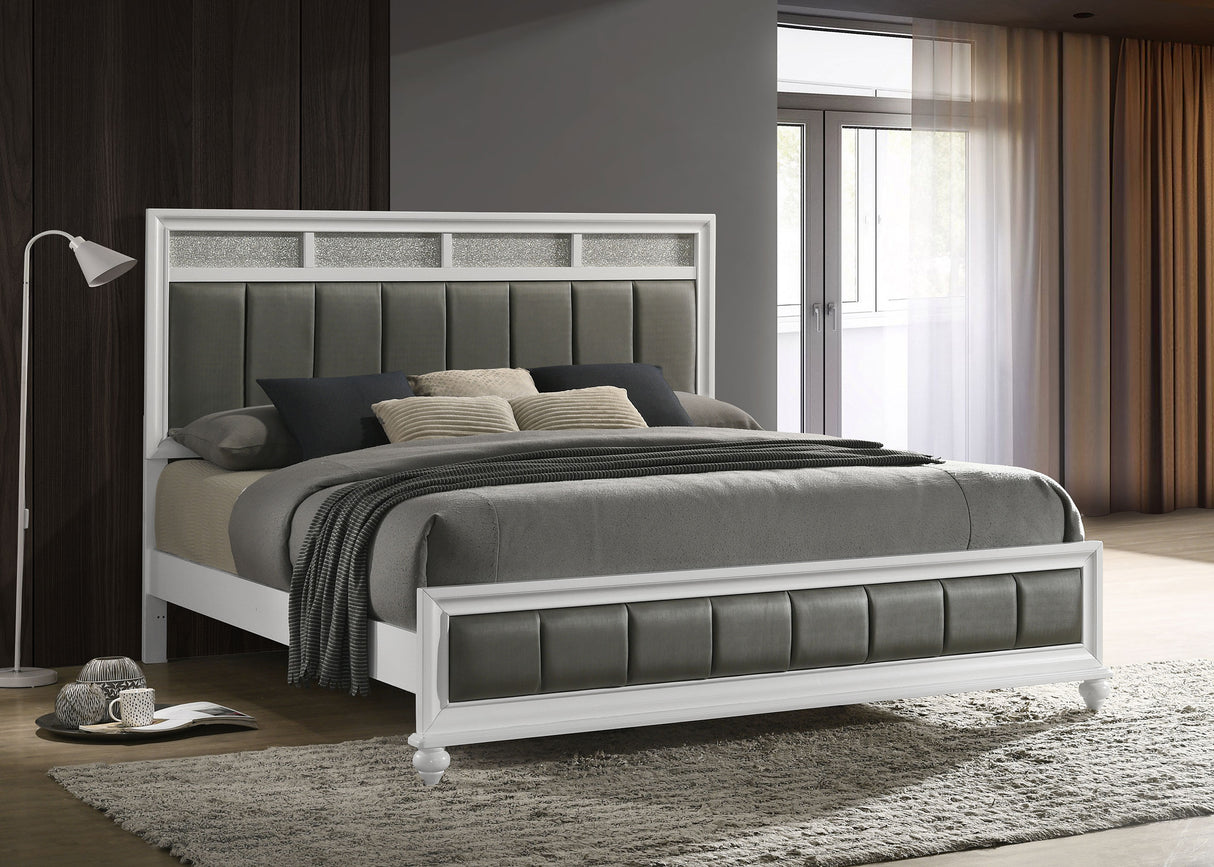 Barzini Panel Bed - galleria furniture outlet