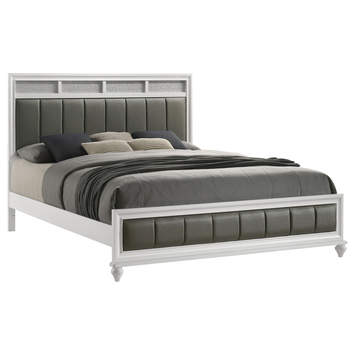 Barzini Panel Bed - galleria furniture outlet