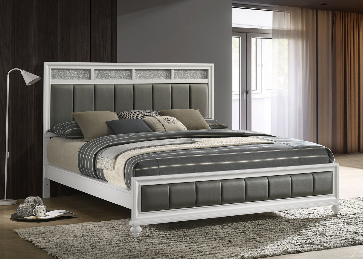 Barzini Panel Bed - galleria furniture outlet
