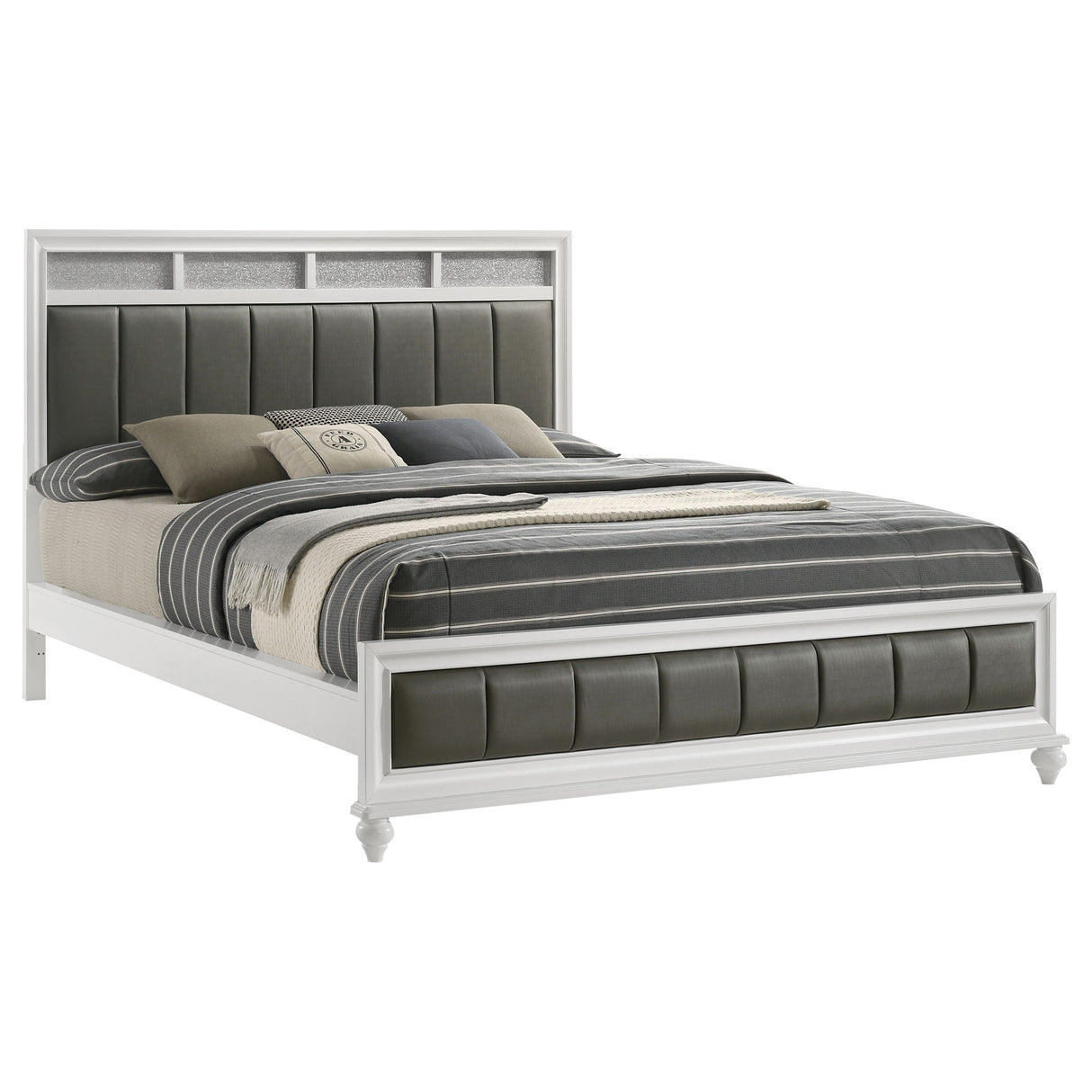 Barzini Panel Bed - galleria furniture outlet