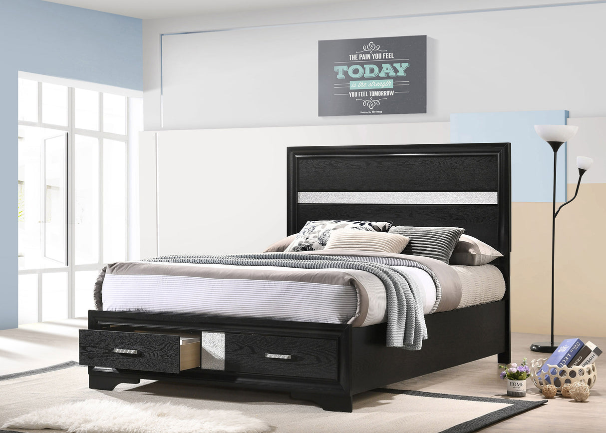 Miranda Panel Platform Storage Bed - galleria furniture outlet