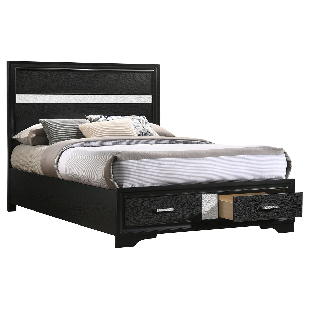 Miranda Panel Platform Storage Bed - galleria furniture outlet