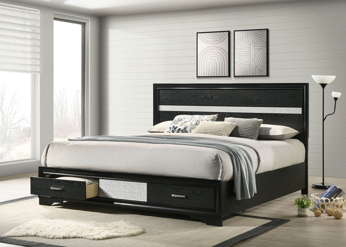 Miranda Panel Platform Storage Bed - galleria furniture outlet