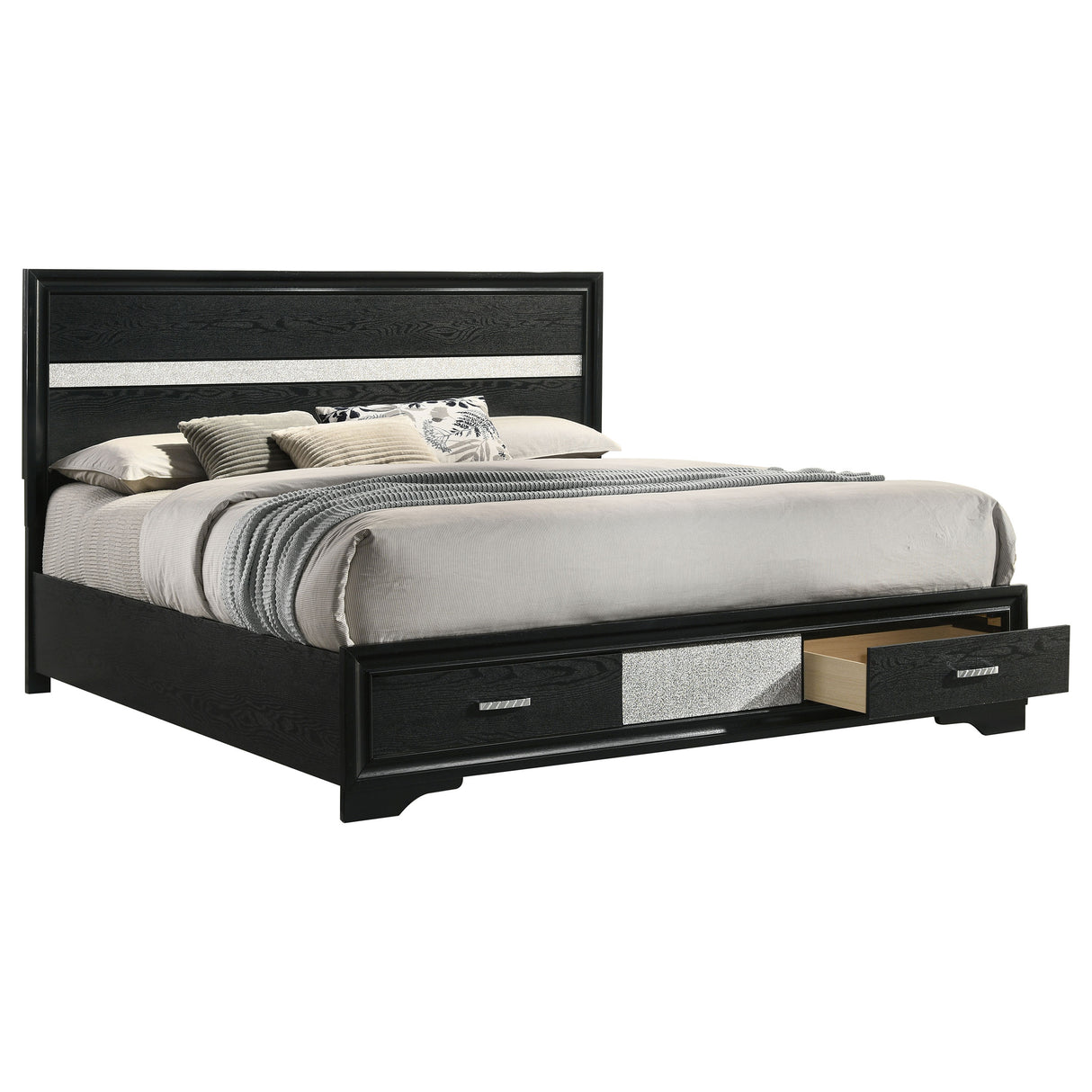 Miranda Panel Platform Storage Bed - galleria furniture outlet