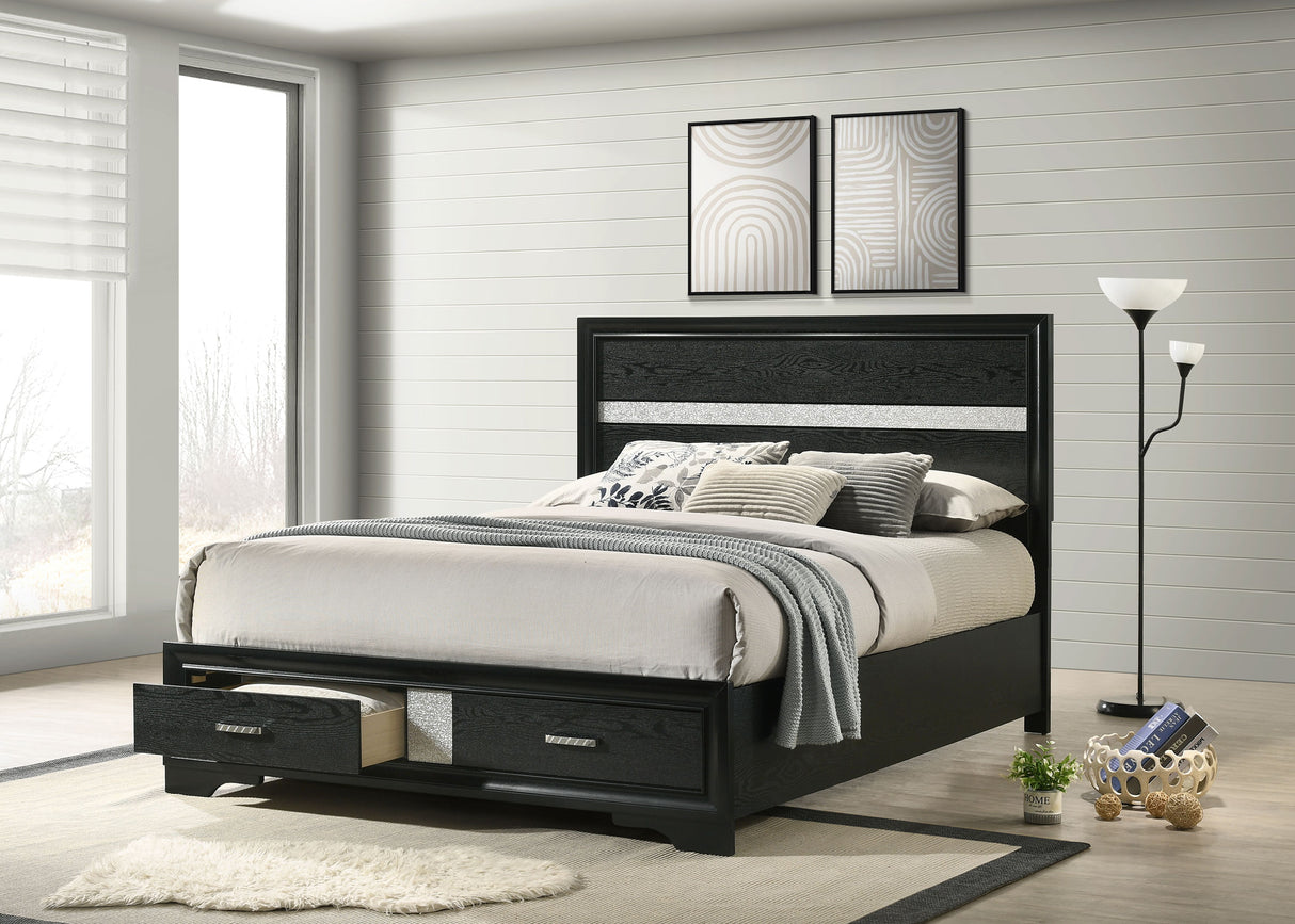 Miranda Panel Platform Storage Bed - galleria furniture outlet