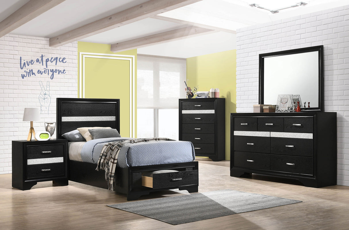 Miranda Panel Platform Storage Bed - galleria furniture outlet