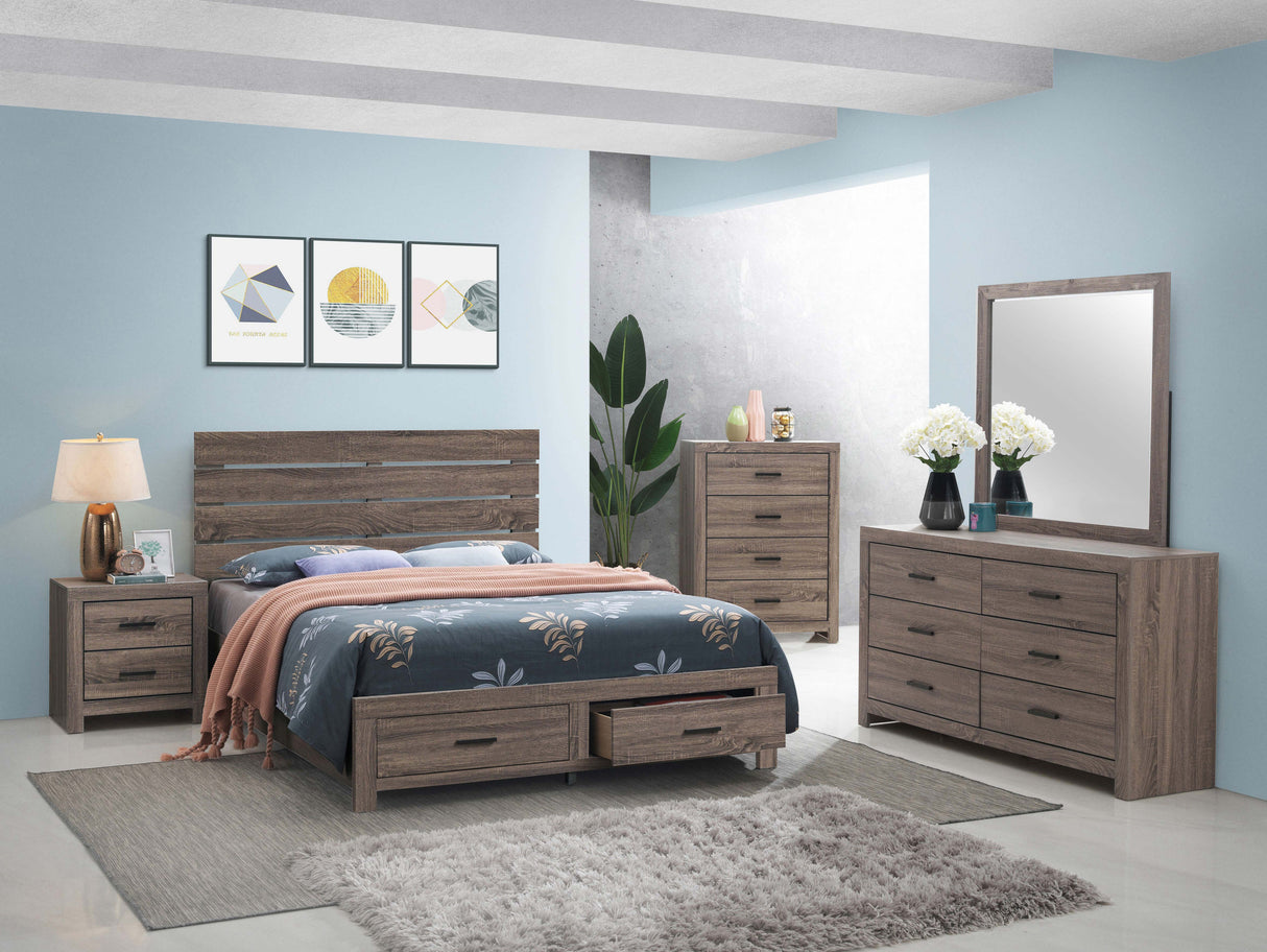 Brantford Panel Platform Storage Bed - galleria furniture outlet