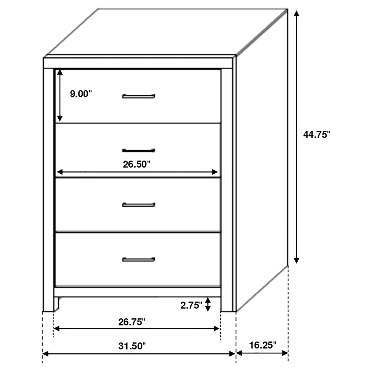Brantford Chest of Drawers - galleria furniture outlet