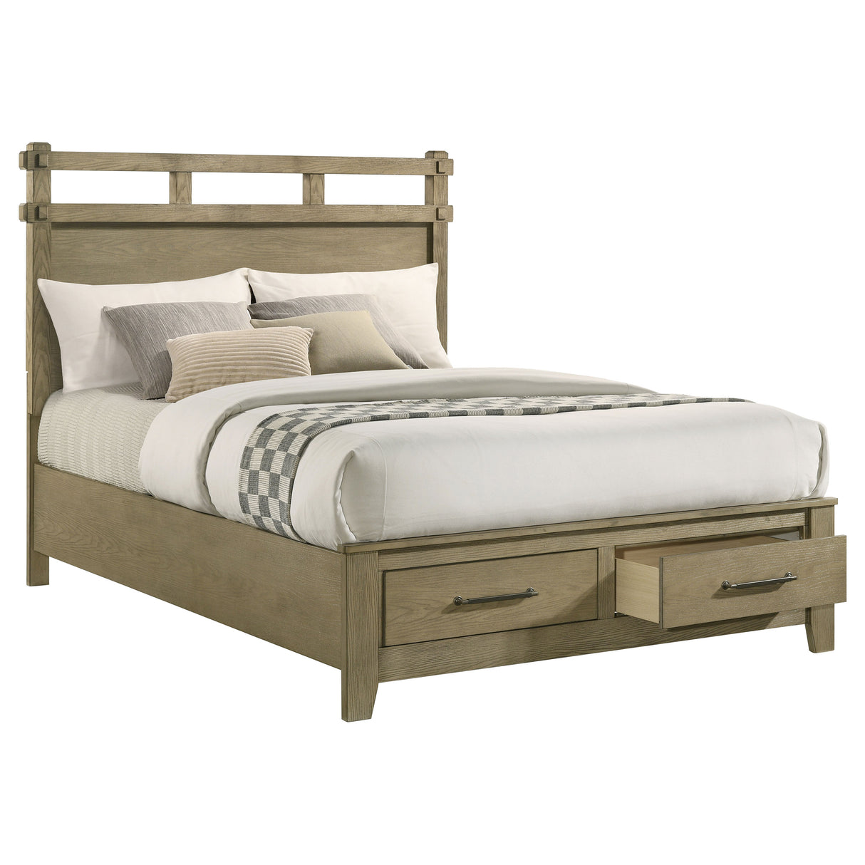Hazlewood Panel Platform Storage Bed