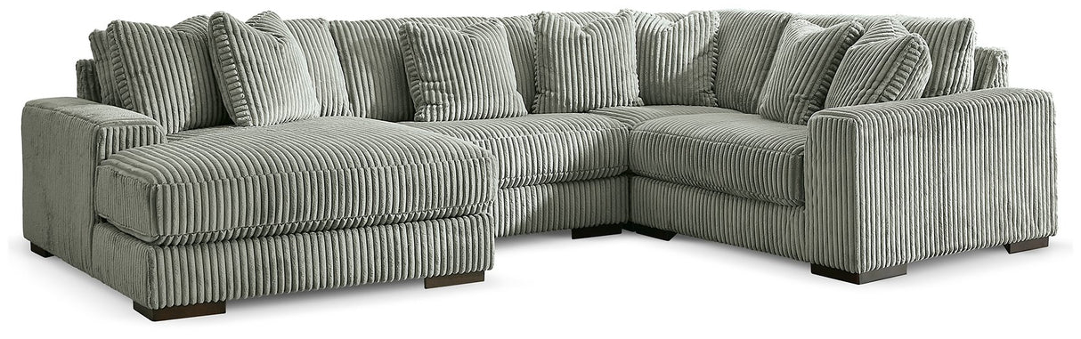 Lindyn Sectional with Chaise - galleria furniture outlet