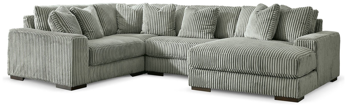 Lindyn Sectional with Chaise - galleria furniture outlet
