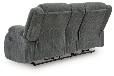 Observation Power Reclining Loveseat with Console - galleria furniture outlet