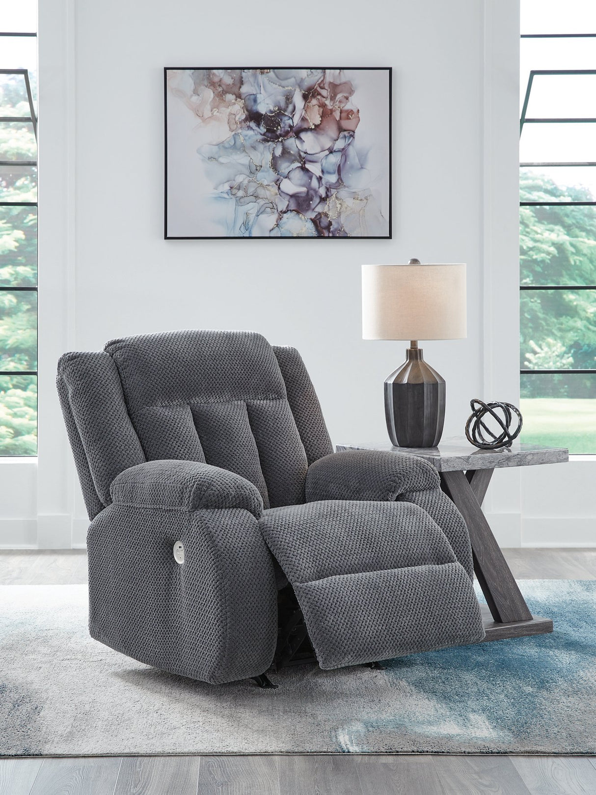 Observation Power Recliner - galleria furniture outlet