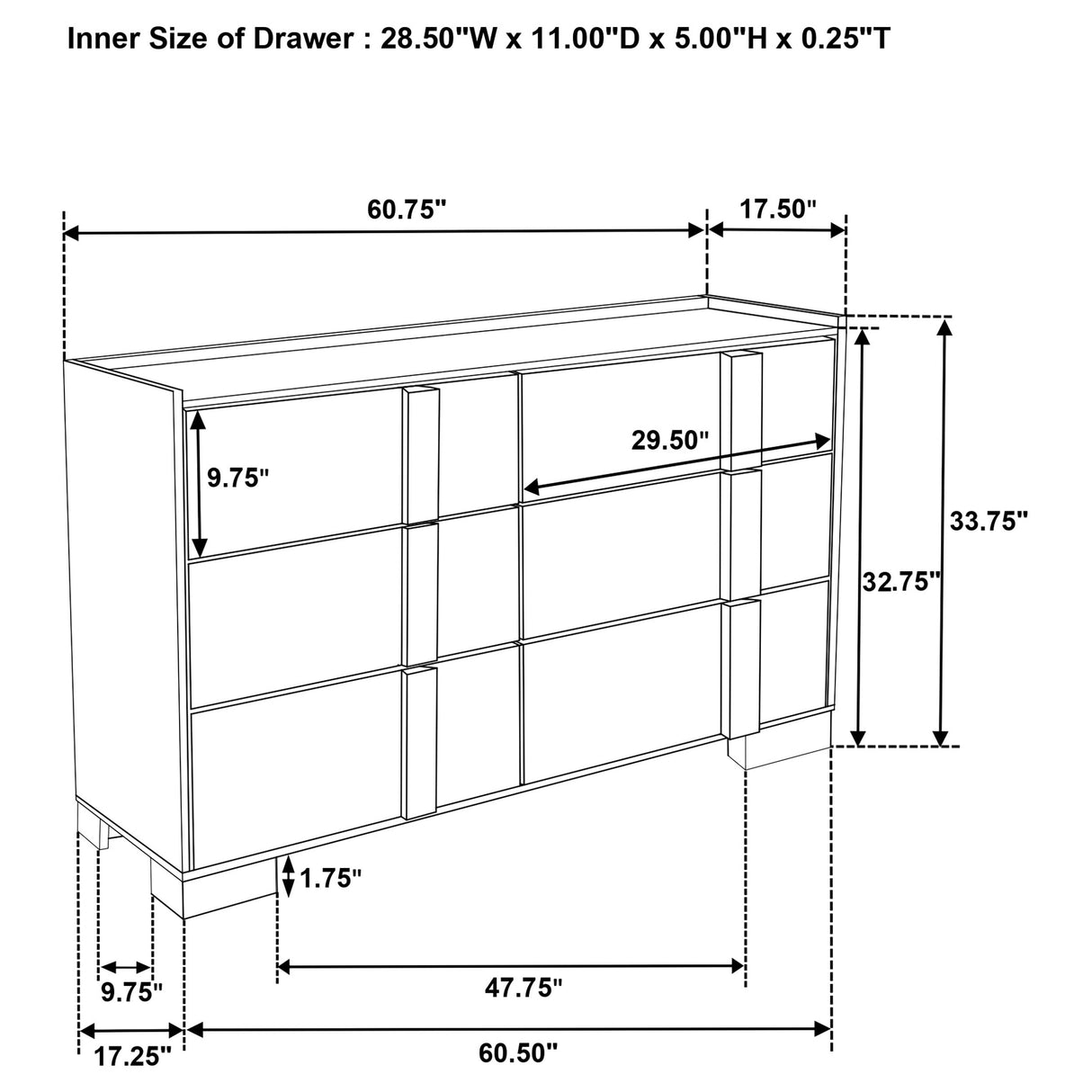 Hyland Dresser - galleria furniture outlet