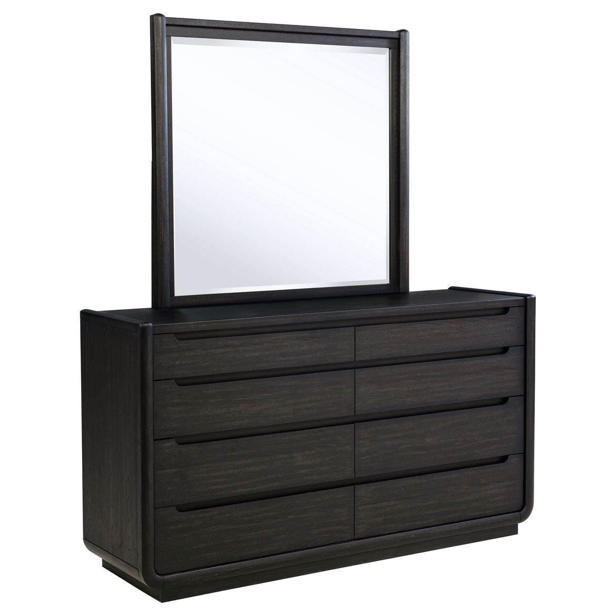 Leandro Dresser with Mirror - galleria furniture outlet