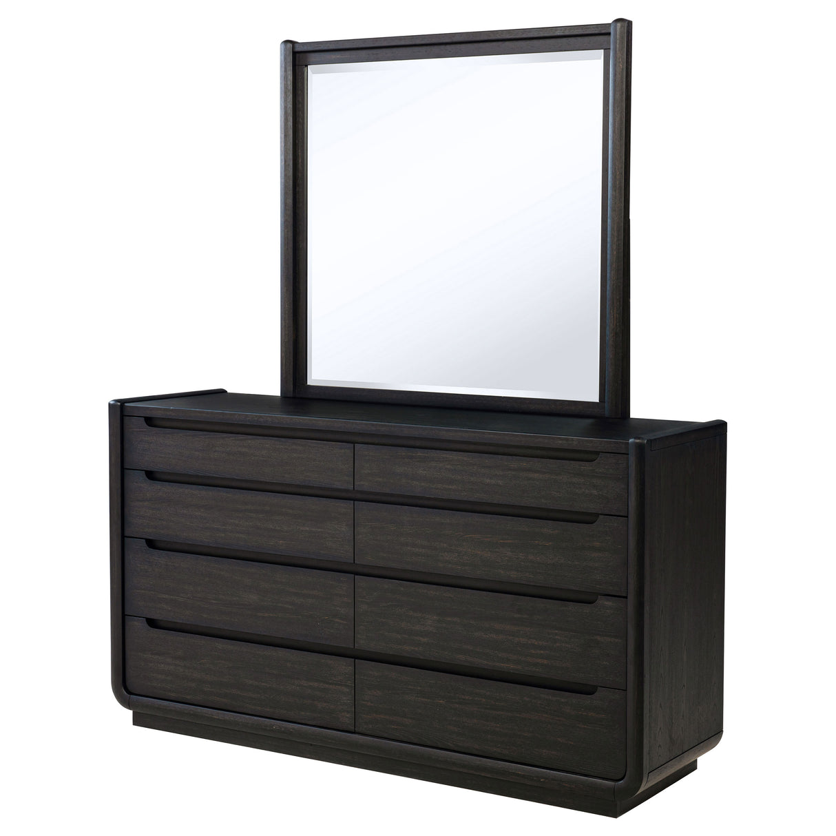 Leandro Dresser with Mirror - galleria furniture outlet