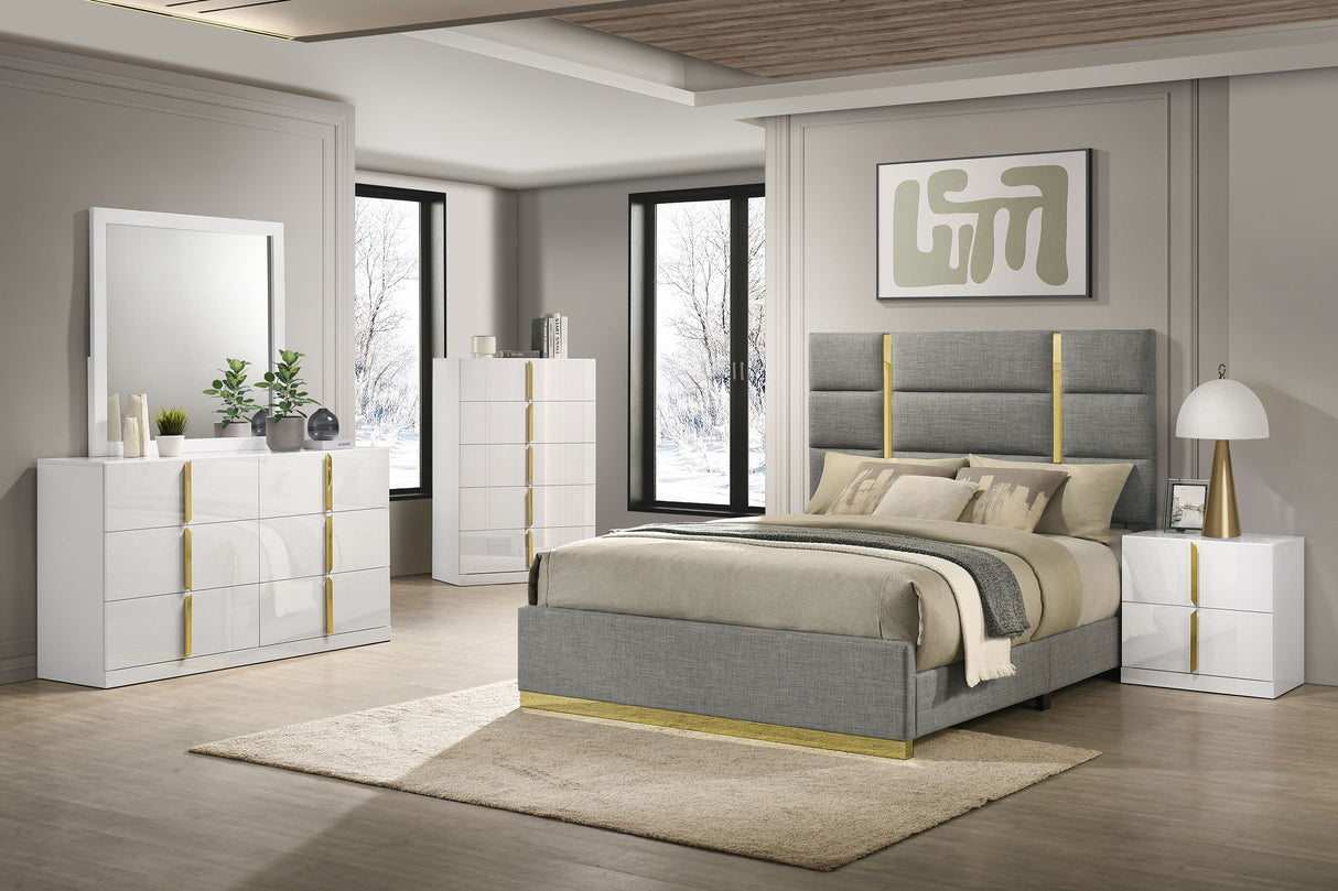 Ines Panel Bed - galleria furniture outlet