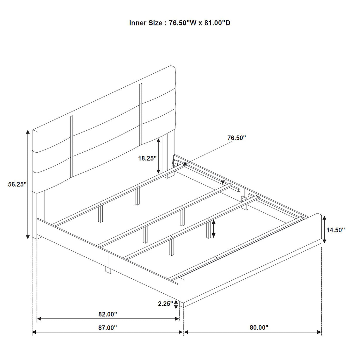 Ines Panel Bed - galleria furniture outlet