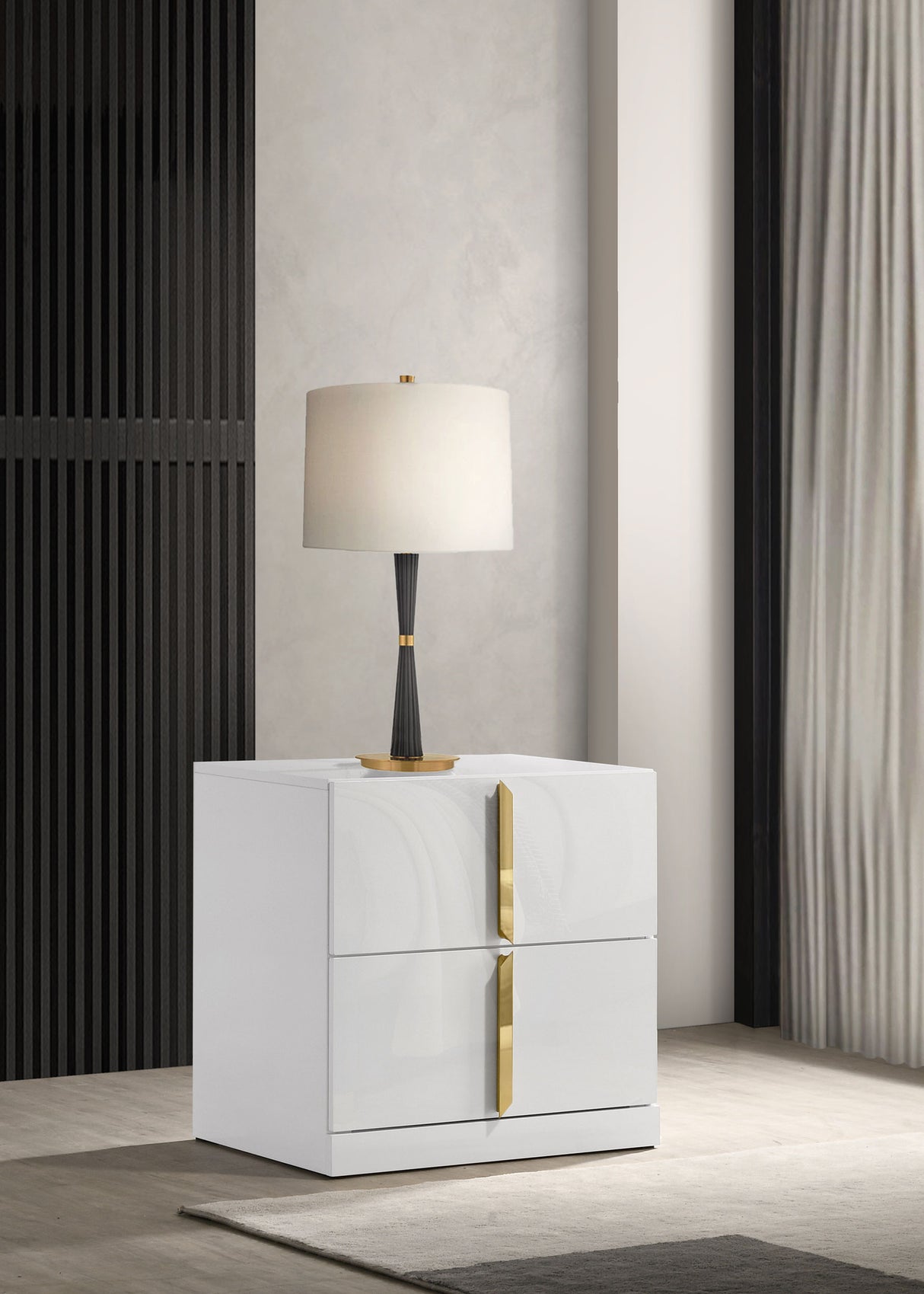 Ines Nightstand - galleria furniture outlet