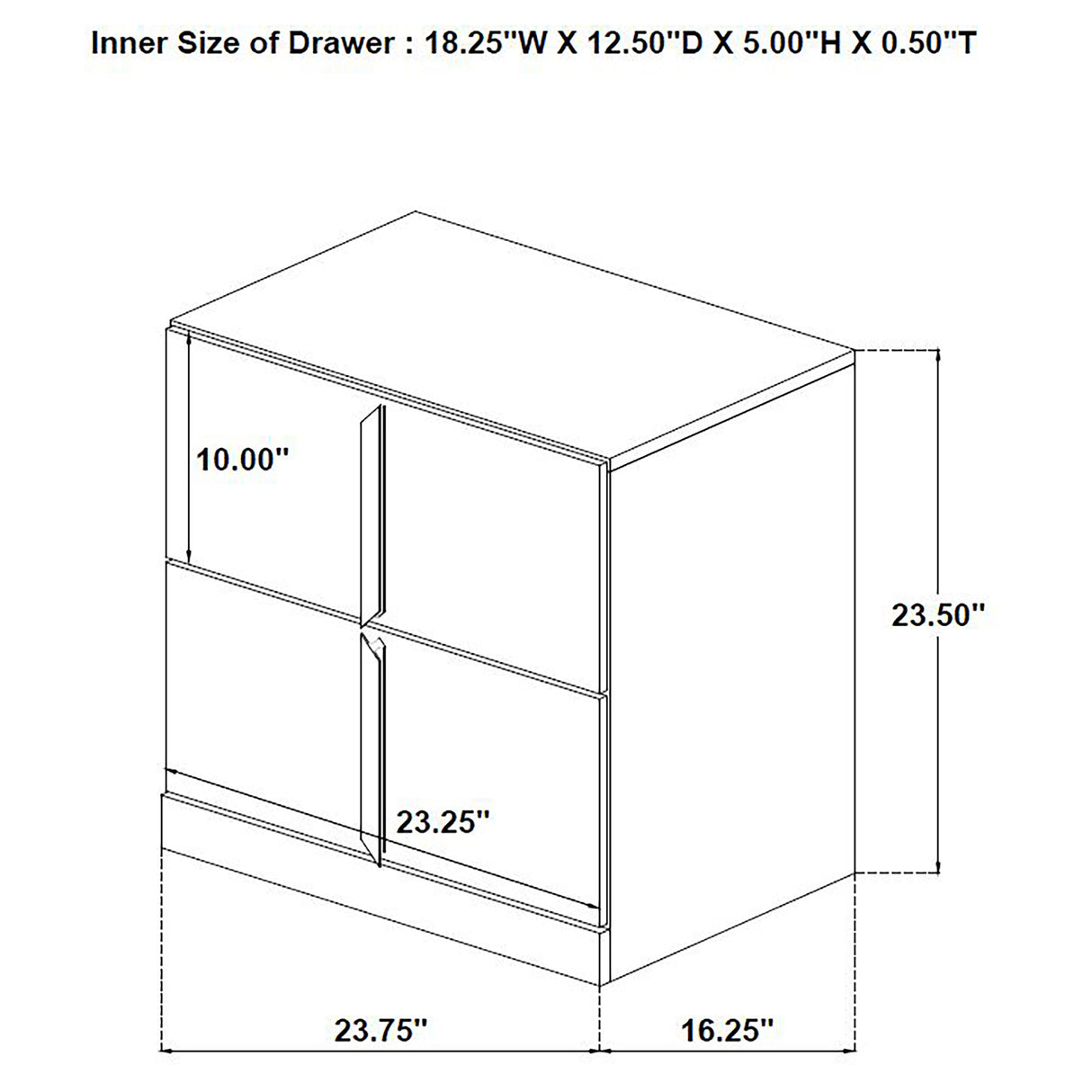 Ines Nightstand - galleria furniture outlet