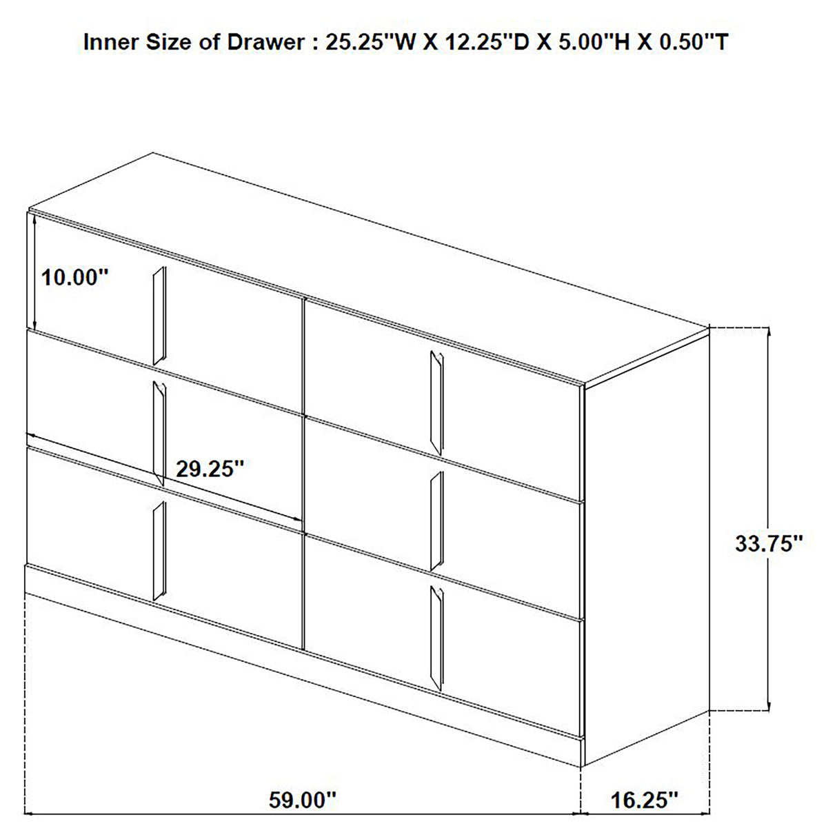 Ines Dresser - galleria furniture outlet