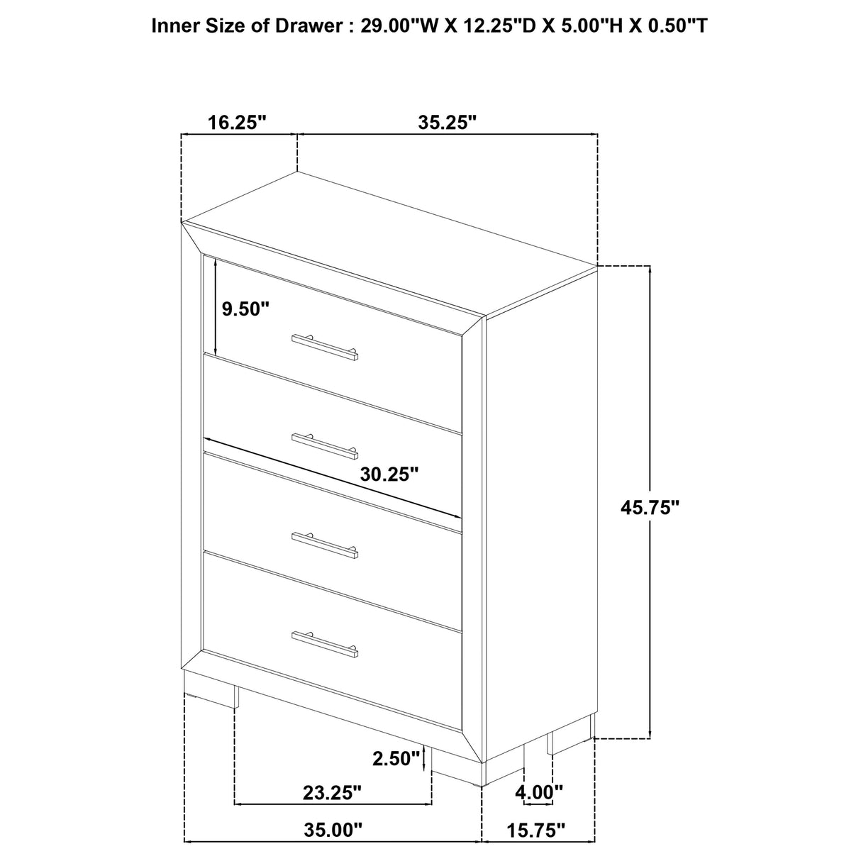 Arielle Chest of Drawers
