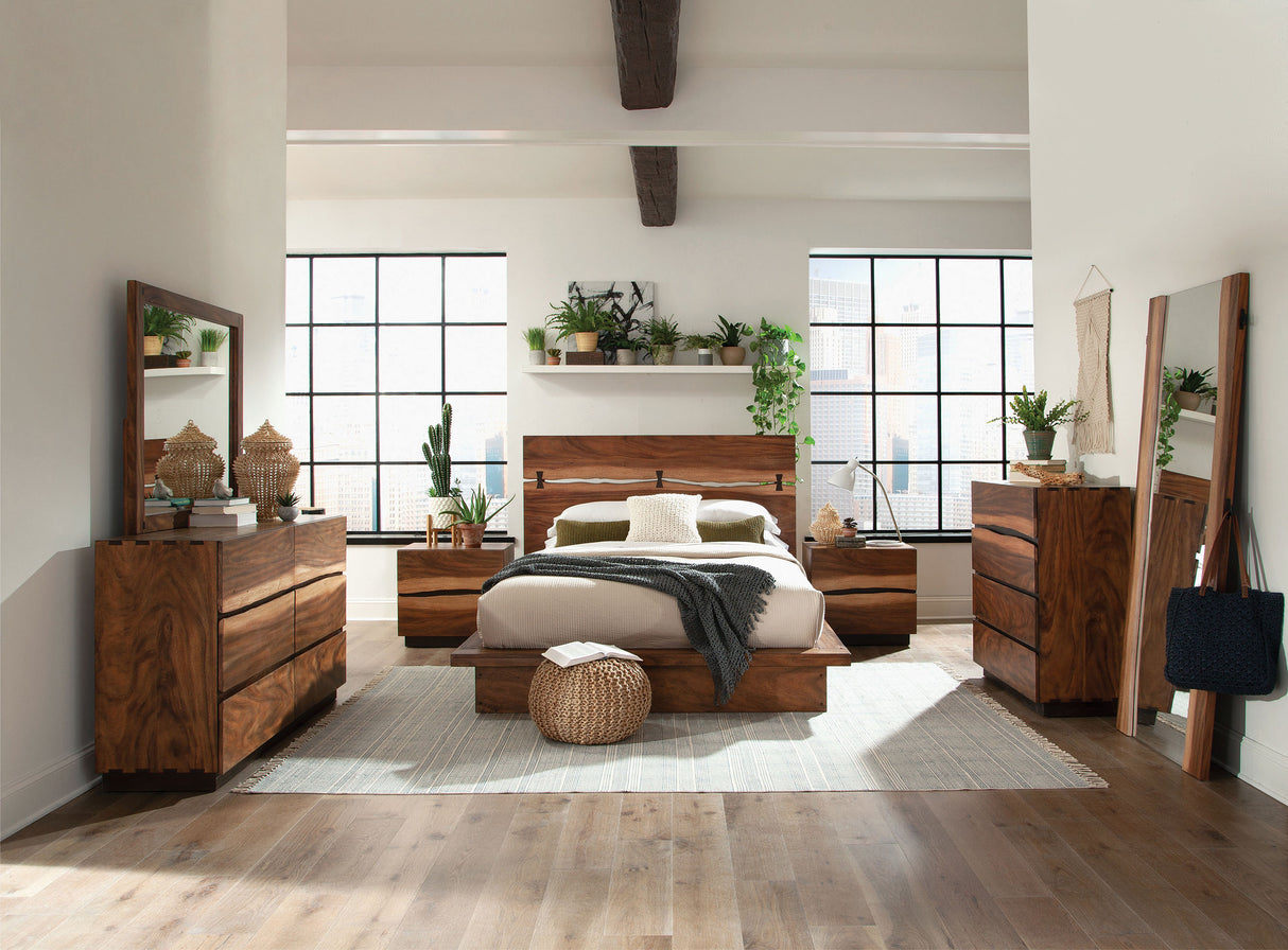 Winslow Panel Platform Bed - galleria furniture outlet