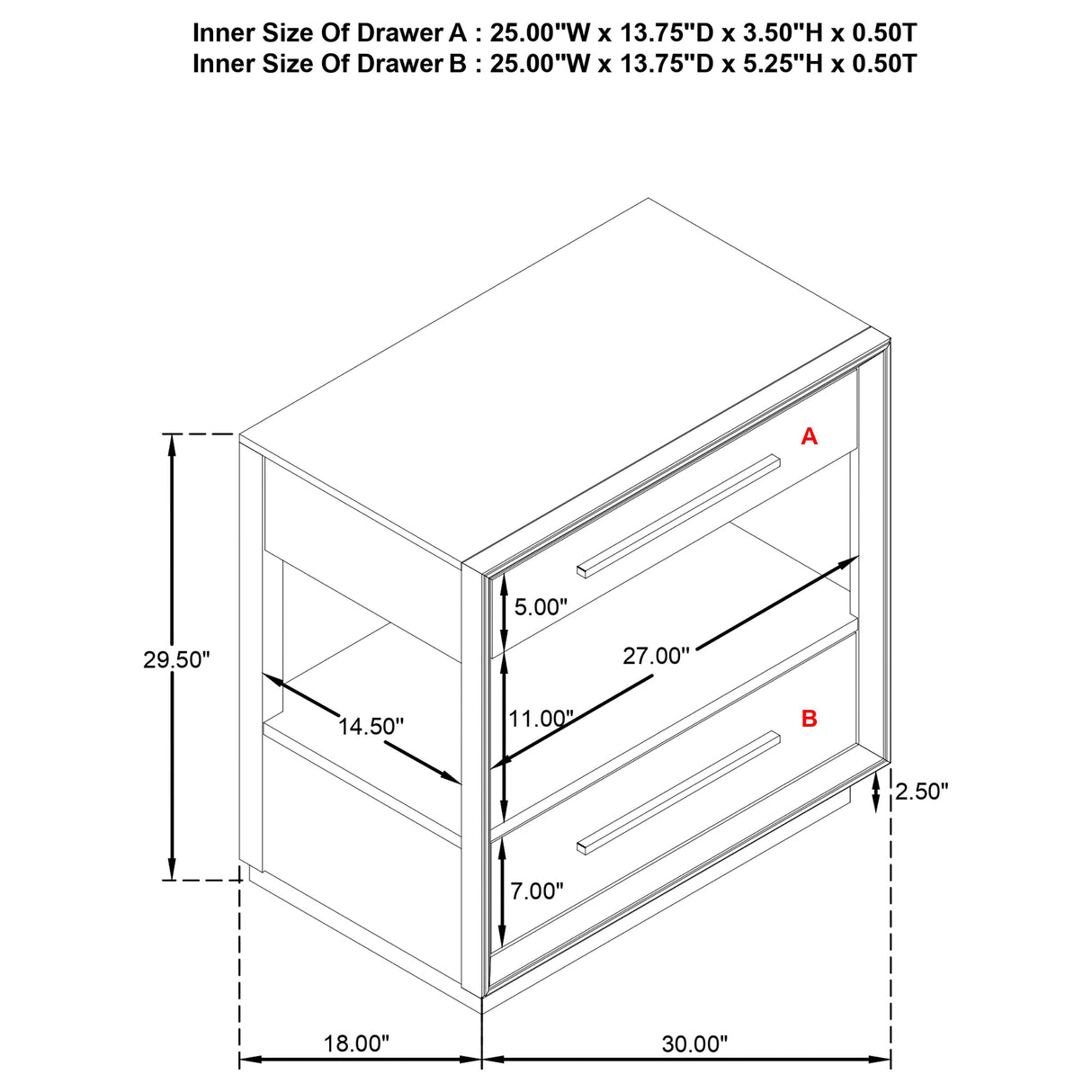 Durango Nightstand - galleria furniture outlet