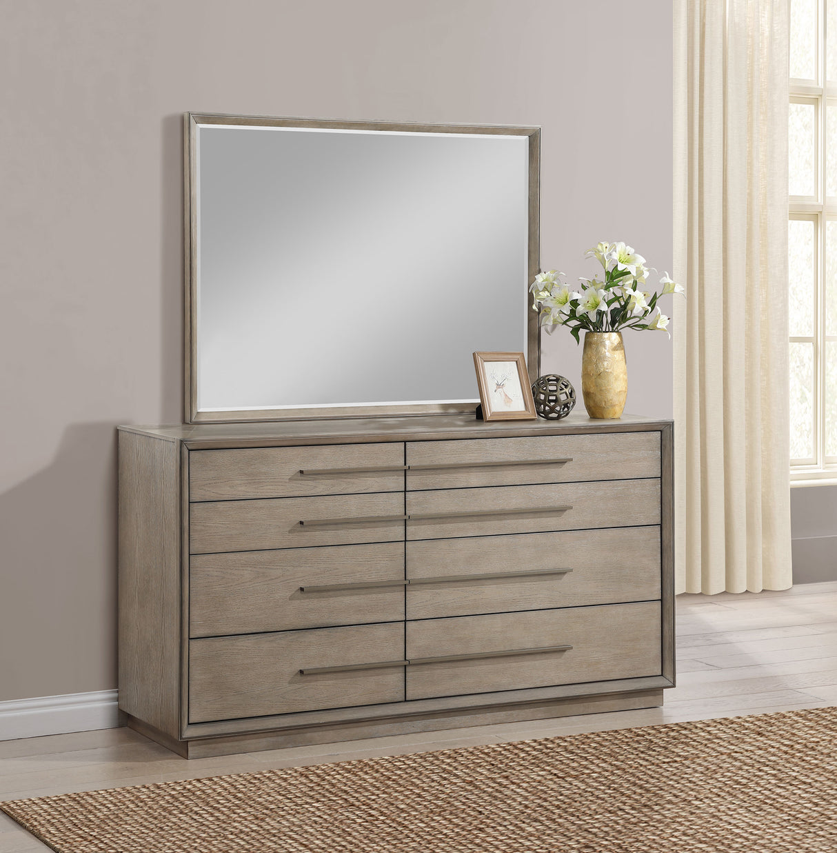 Durango Dresser with Mirror - galleria furniture outlet