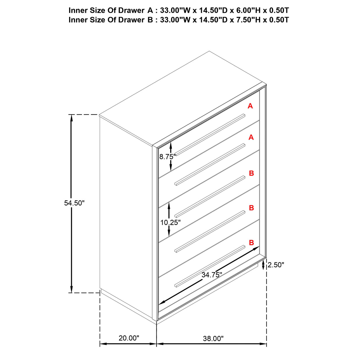 Durango Chest of Drawers - galleria furniture outlet