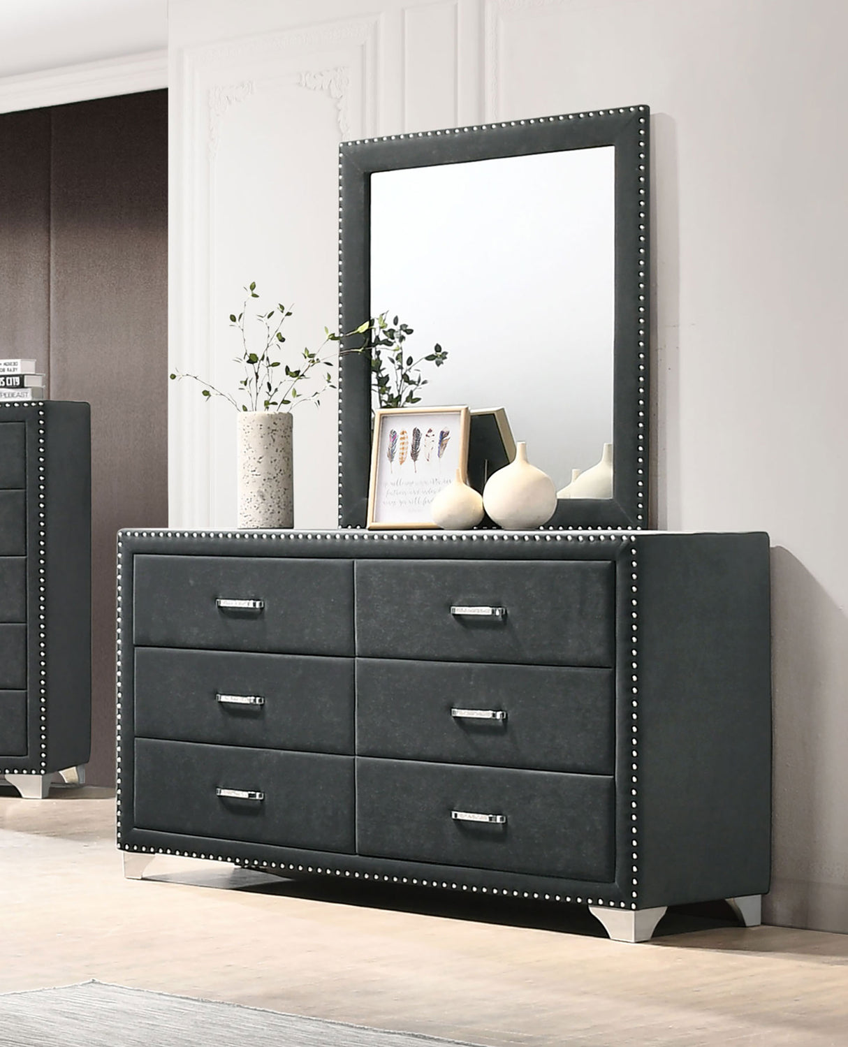 Melody Dresser with Mirror - galleria furniture outlet